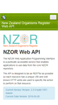 Mobile Screenshot of data.nzor.org.nz